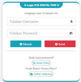 Register PGRI Gowa - Persatuan Guru Republik Indonesia Cabang Kabupaten Gowa